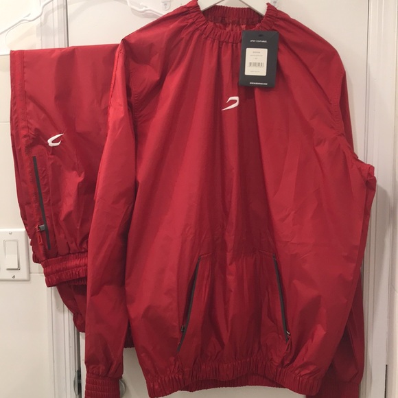 BOXRAW HAGLER SAUNA SUIT. π₯ RED. NWT SZ.L BUY NOW!!!RARE FIND π₯ π₯ - Picture 2 of 11
